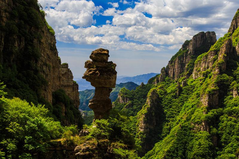 河北白石山景区恢复开放