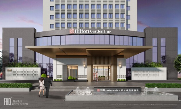 FHD酒店设计新作丨宿迁希尔顿花园酒店,苏式园林加持下的当代艺术沙龙馆
